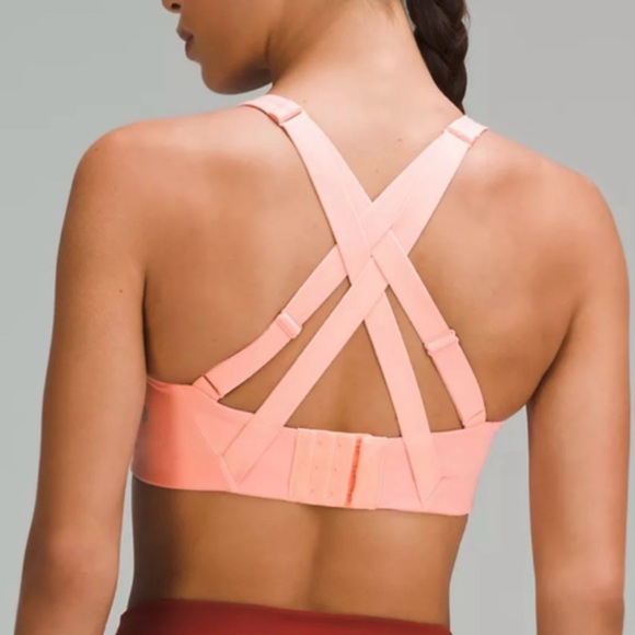 Lululemon Energy Bra, High Support, Size 34DD, Pink - Picture 2 of 6